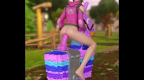 Fortnite Zoey Ridding A Llama Minecraft Gaming Porn